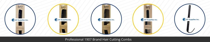 Professional 1907 Brand Hair Cutting Combs